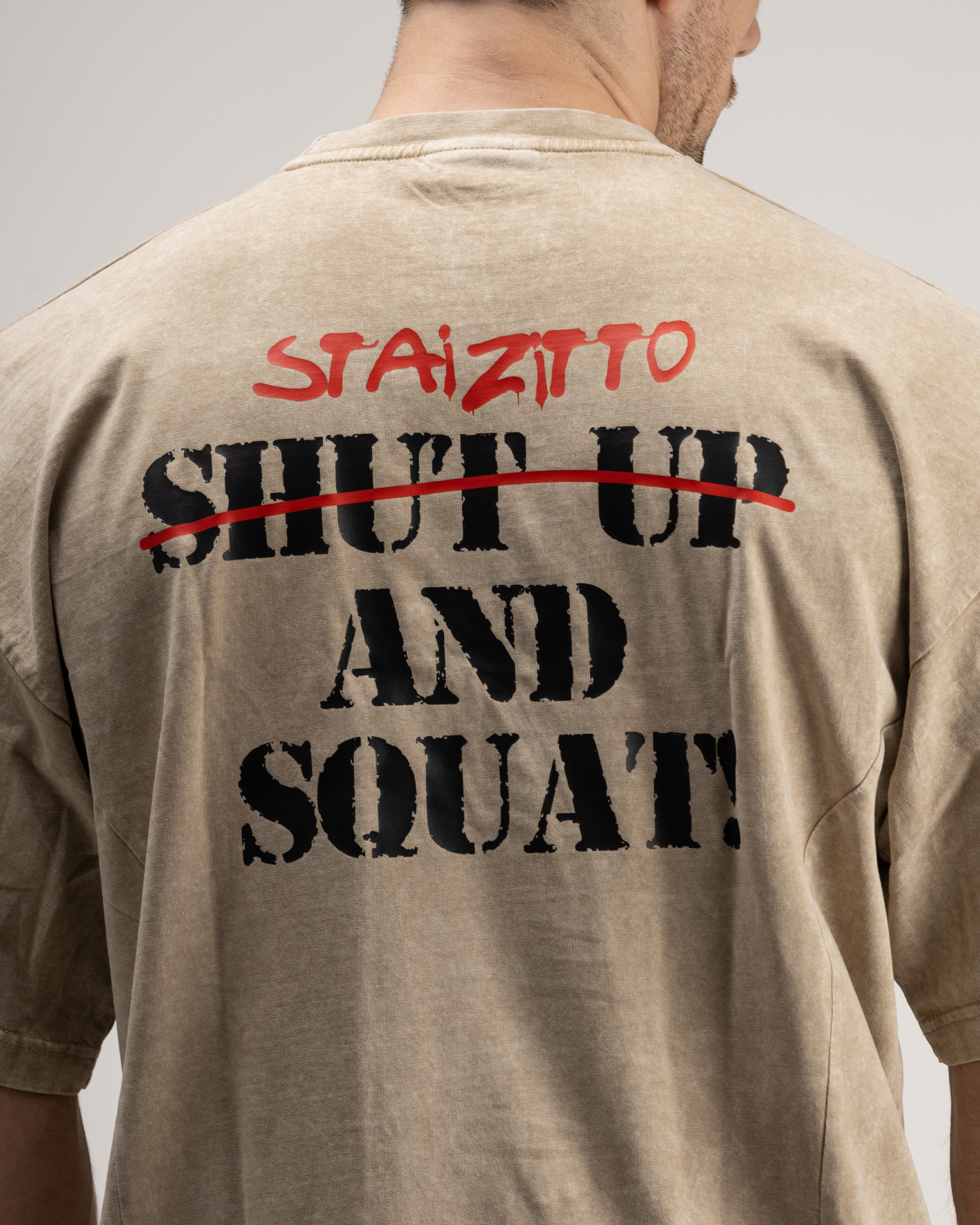 OVERSIZE STAI ZITTO