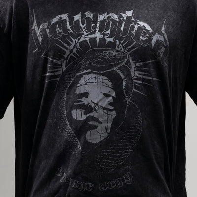 CAMISETA OVERSIZE CROPPED HAUNTED