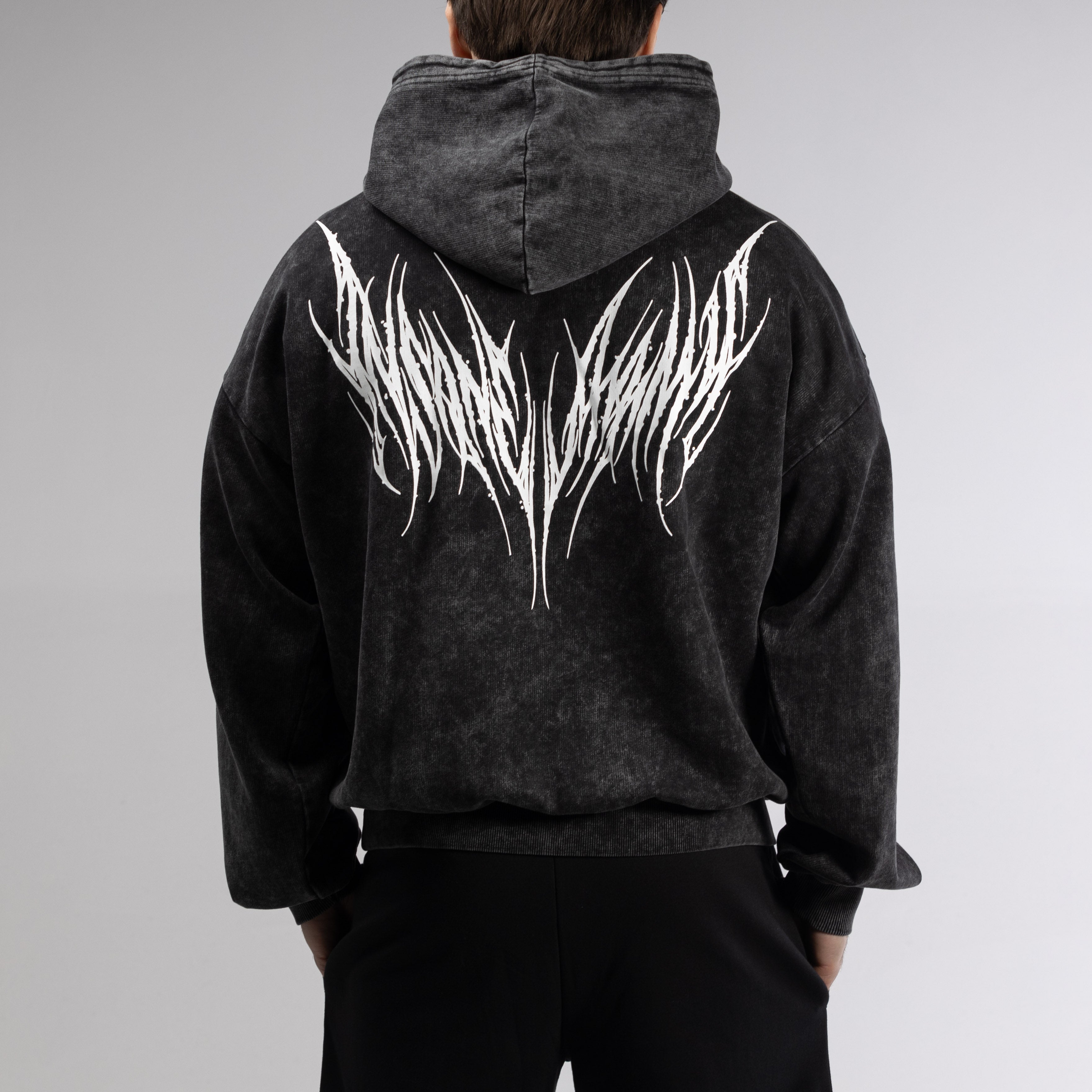 HOODIE OVERSIZE BLACKCROW