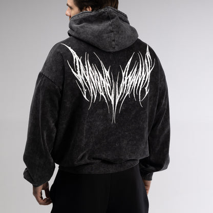 HOODIE OVERSIZE BLACKCROW