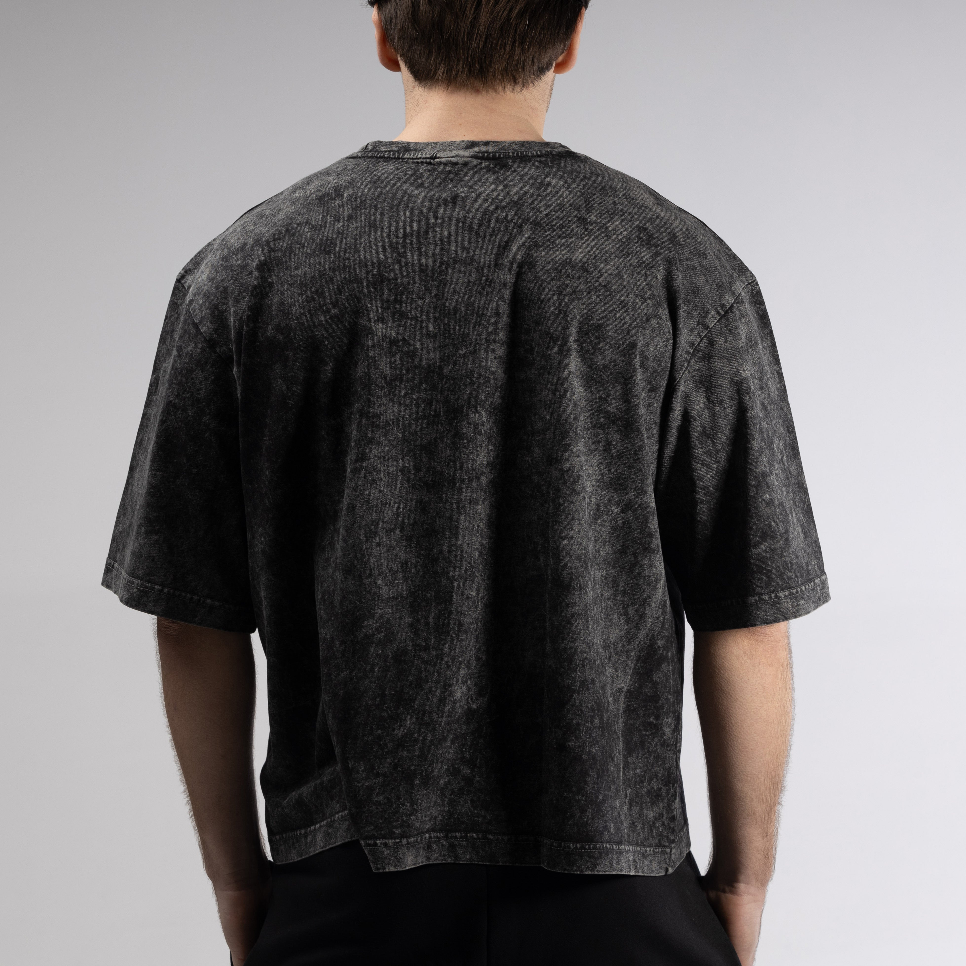 OVERSIZE CROPPED BLACKCROW